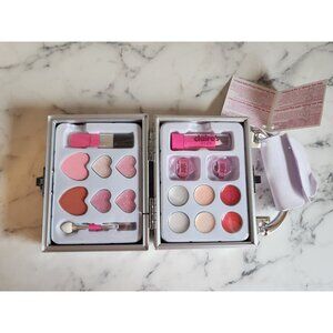 Claires Club Kids Glitter Makeup Set W/ Pink Glitter Case & Handle
